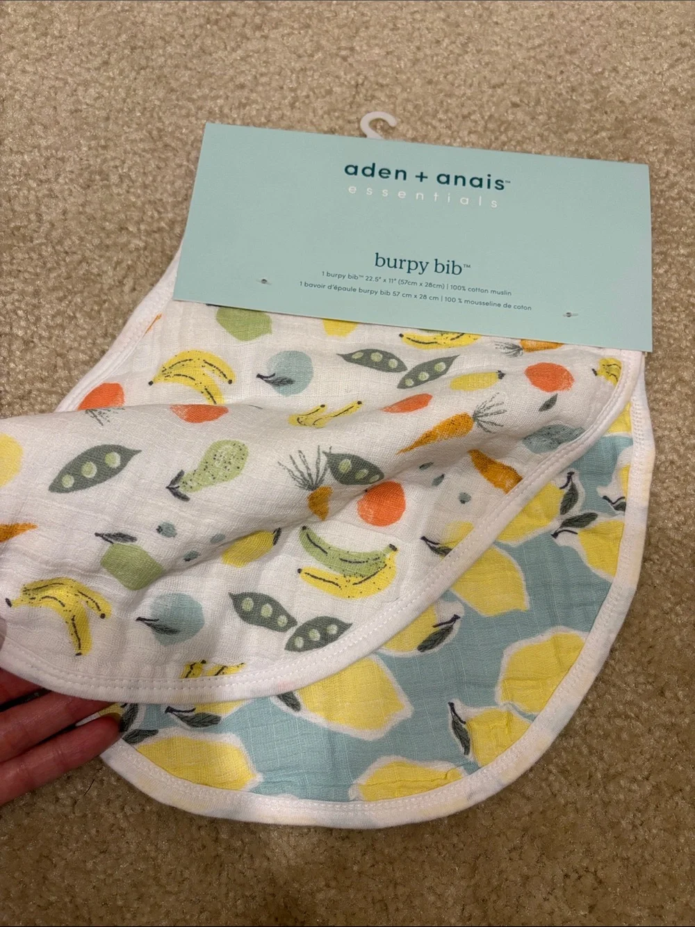 Cloud Island, aden + anais - Baby Bib Set and Burp Cloth